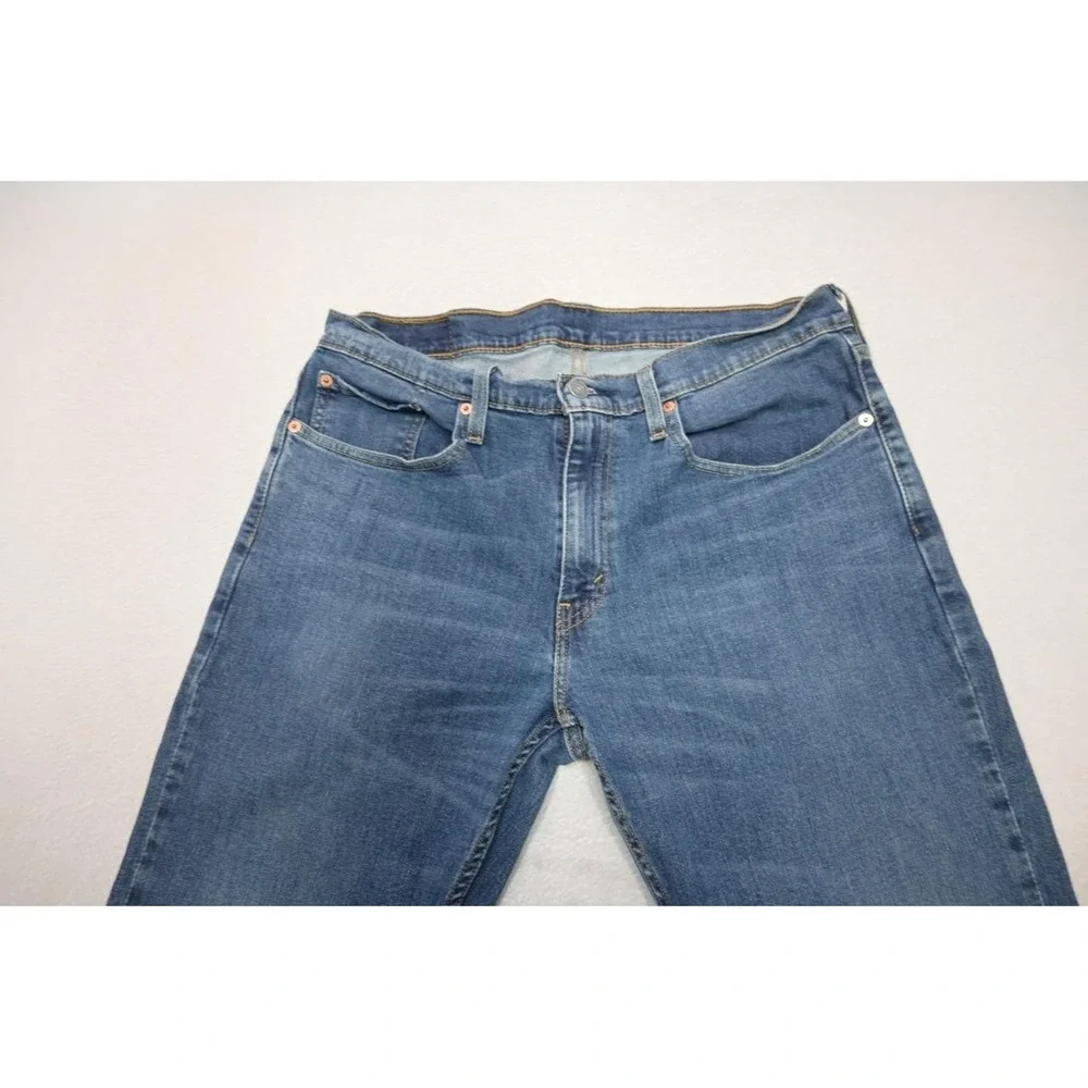 Levi's 559 Relaxed Straight Fit Stretch Rugged Blue Denim Jeans Mens Sz‎ 34 x 30